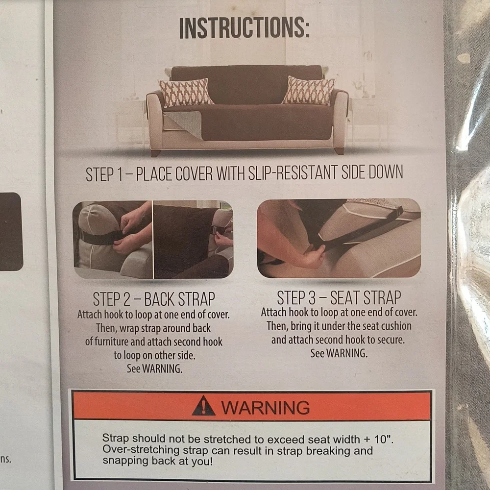 Sofa Shield Furniture Protector Grey